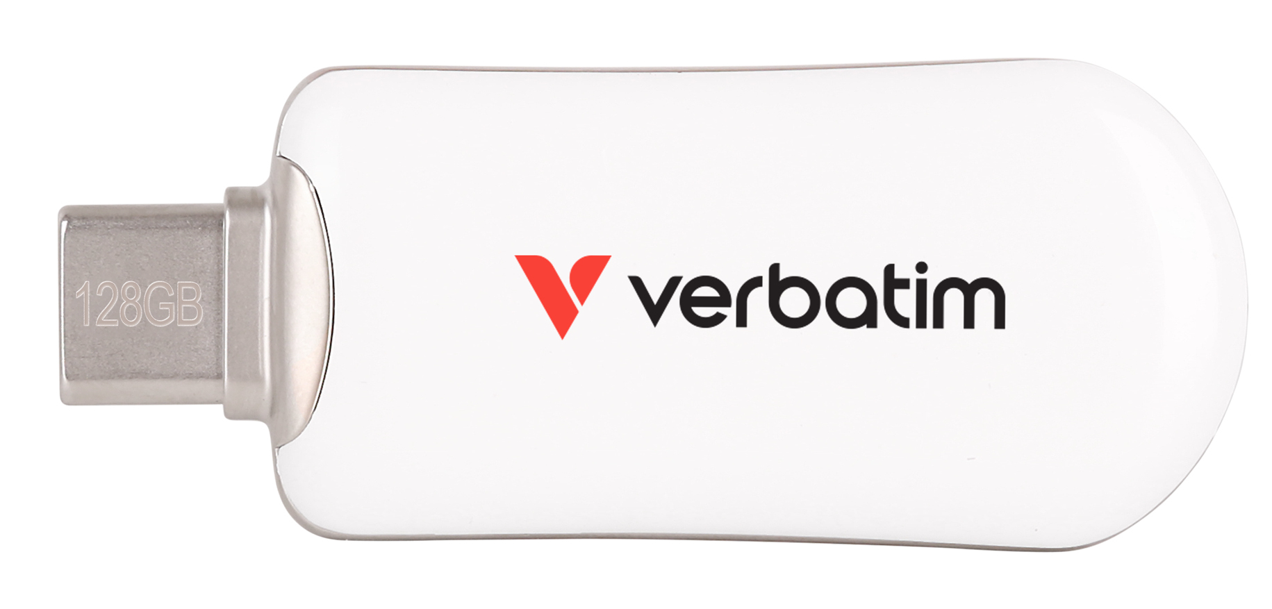 VERBATIM Plectra 128GB USB-C 3.2 Gen 1 bílá