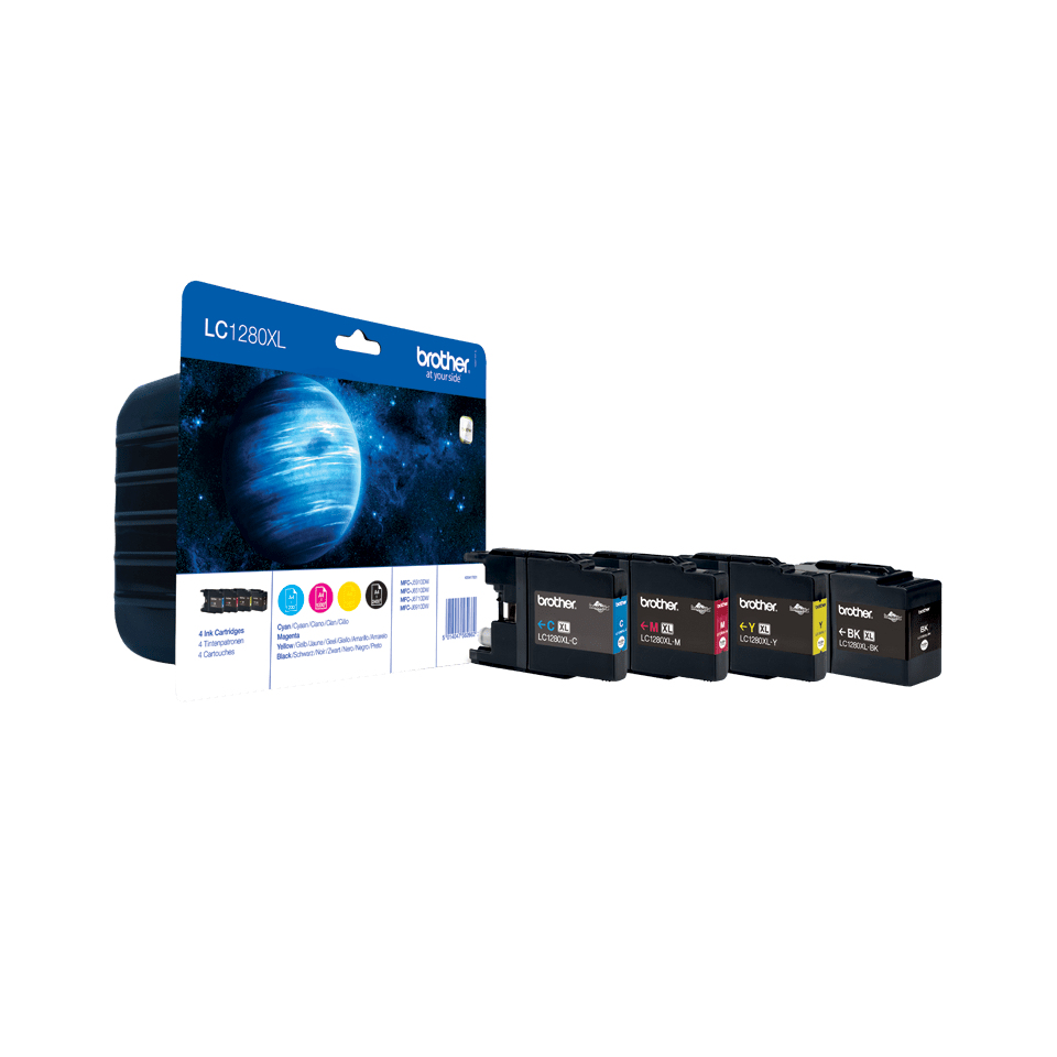 Brother LC-1280XL sada inkoustů - black, magenta, yellow, cyan