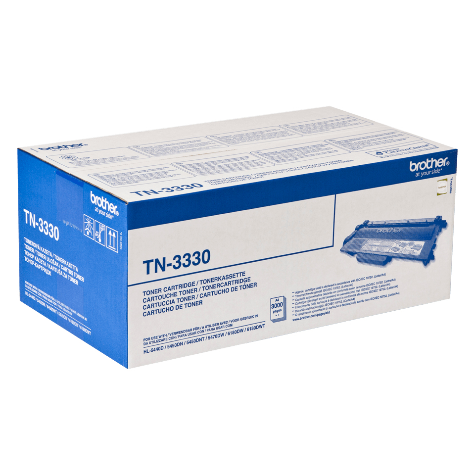 Brother-toner TN-3330 (HL-54xx, HL-6180, 3 000 str. A4)