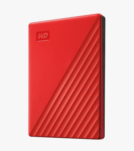 WD My Passport 2TB USB 3.2 Gen1 2.5" externí HDD červený