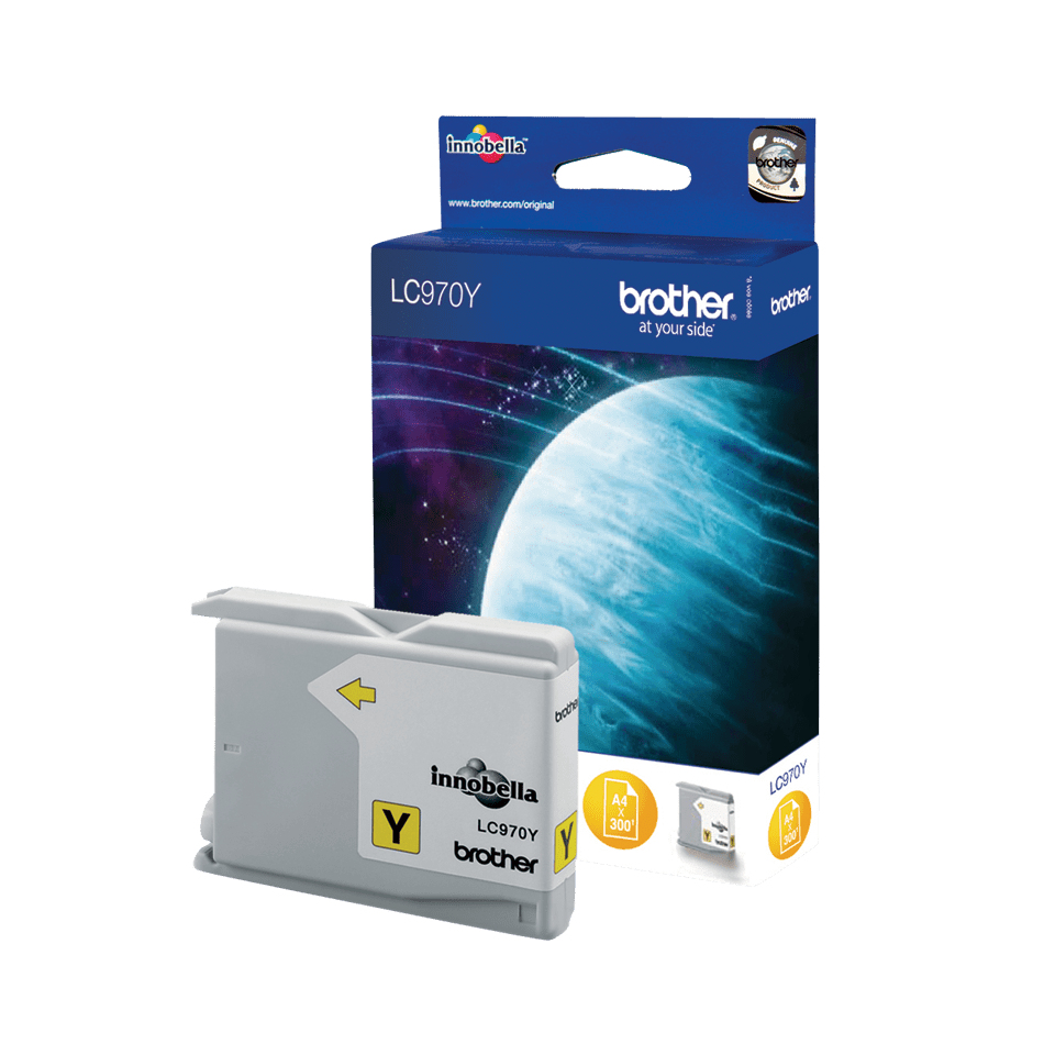 Brother LC-970Y (yellow, 300 str.@ 5%, draft)
