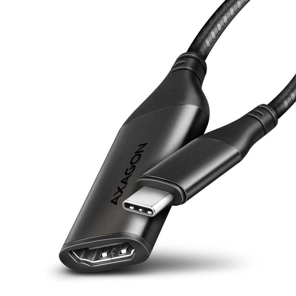 AXAGON RVC-HI2M, USB-C -> HDMI 2.1 redukce / kabel 0,25m, 4K/60Hz