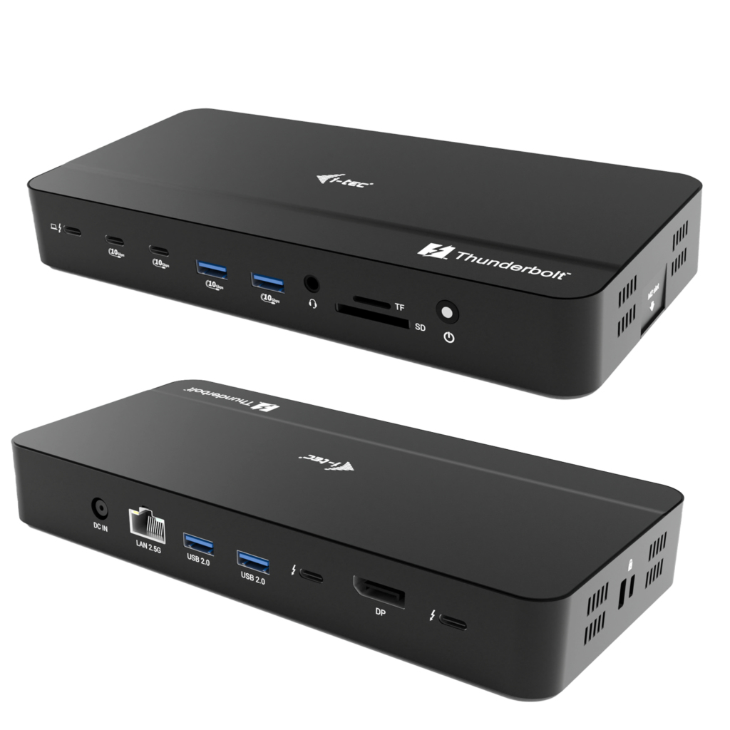 i-tec Thunderbolt 5 Triple Display Docking Station, M.2 slot, 6x USB, 2.5 GLAN,