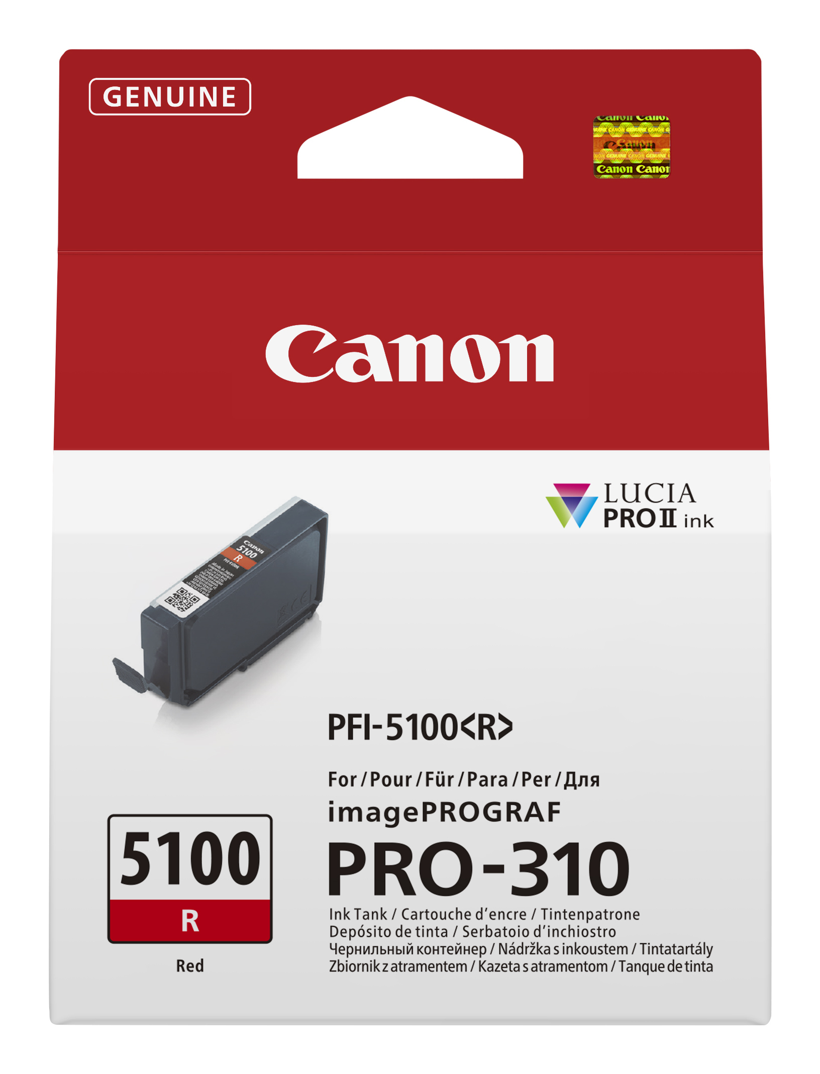 Canon cartridge PFI-5100R Red cartridge pro ImagePROGRAF PRO-310
