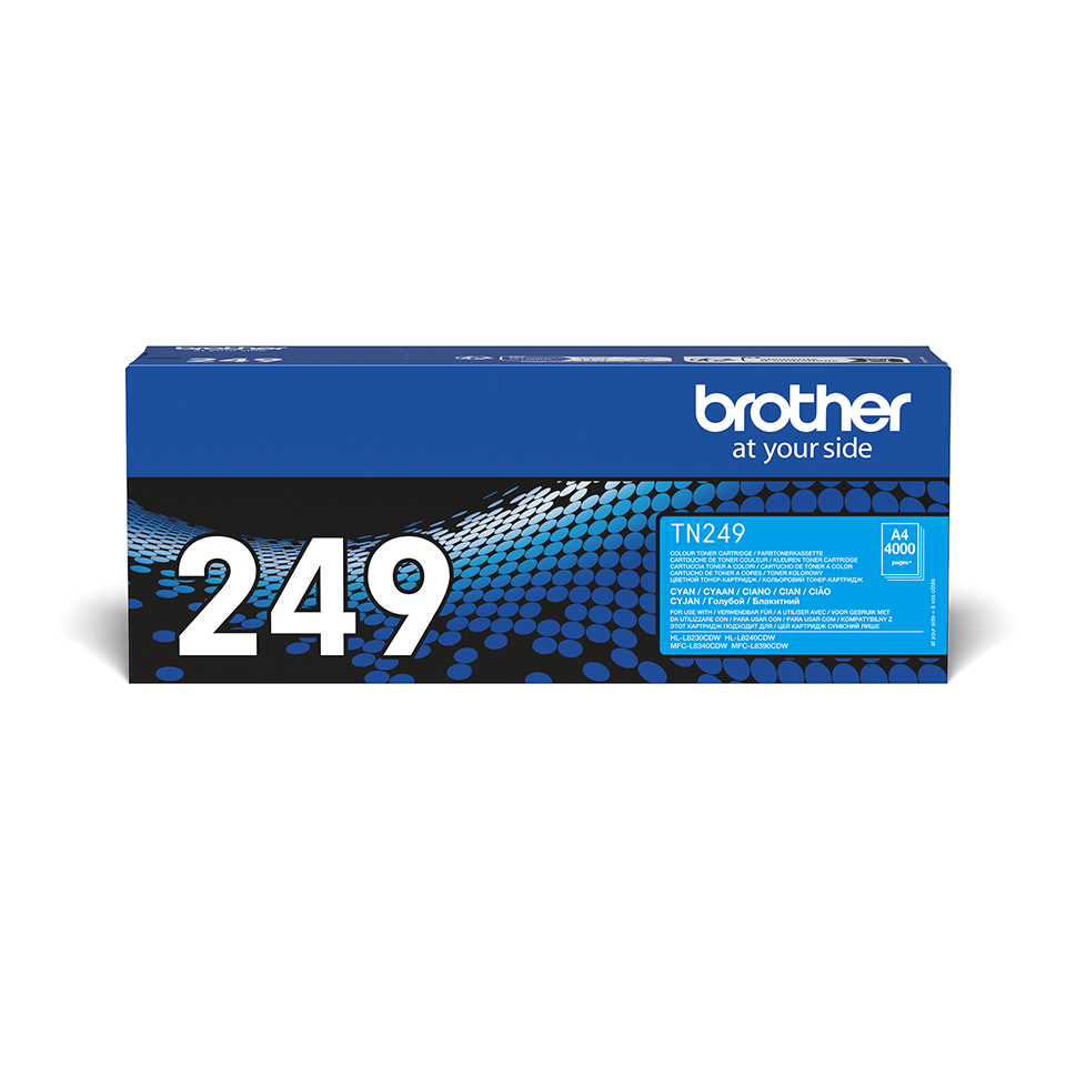 Brother - TN249C cyan toner (až 4000 stran)