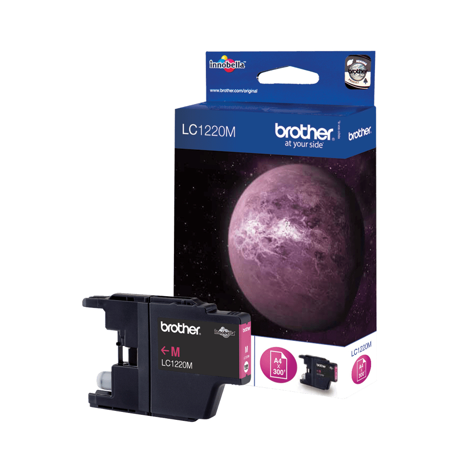 Brother LC-1220M (ink. magenta, 300 str. @ 5%)