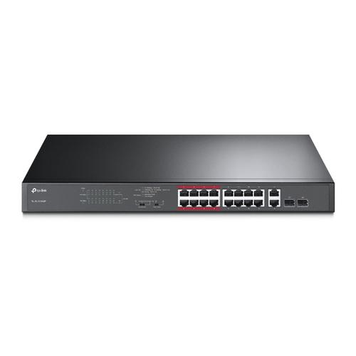 TP-LINK TL-SL1218MP 16-portový 10/100Mb/s + 2-portový gigabitový Unmanaged PoE Switch