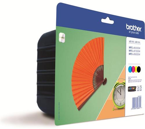 BROTHER LC-129XL CMYK originální sada náplní (barvy + černá)