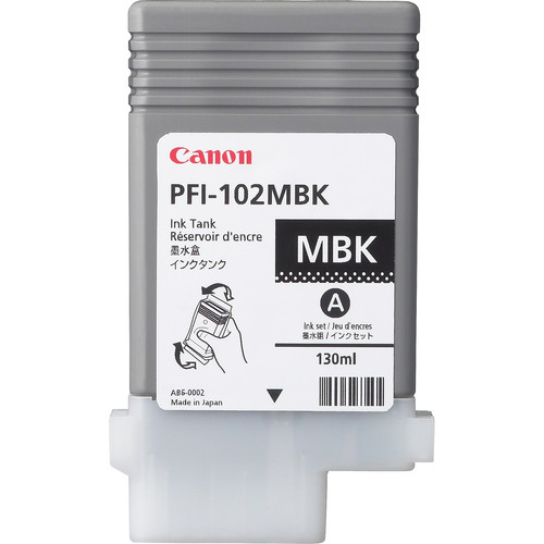 Canon cartridge PFI-102MBK iPF-500, 6x0, 7xx, LP-xx (PFI102MBK)/matt black/130ml