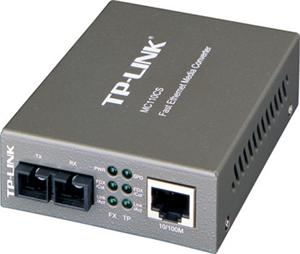TP-LINK MC110CS převodník, 1x10/100M RJ45 / 1 x singl-mode - Verze 2 (9V)