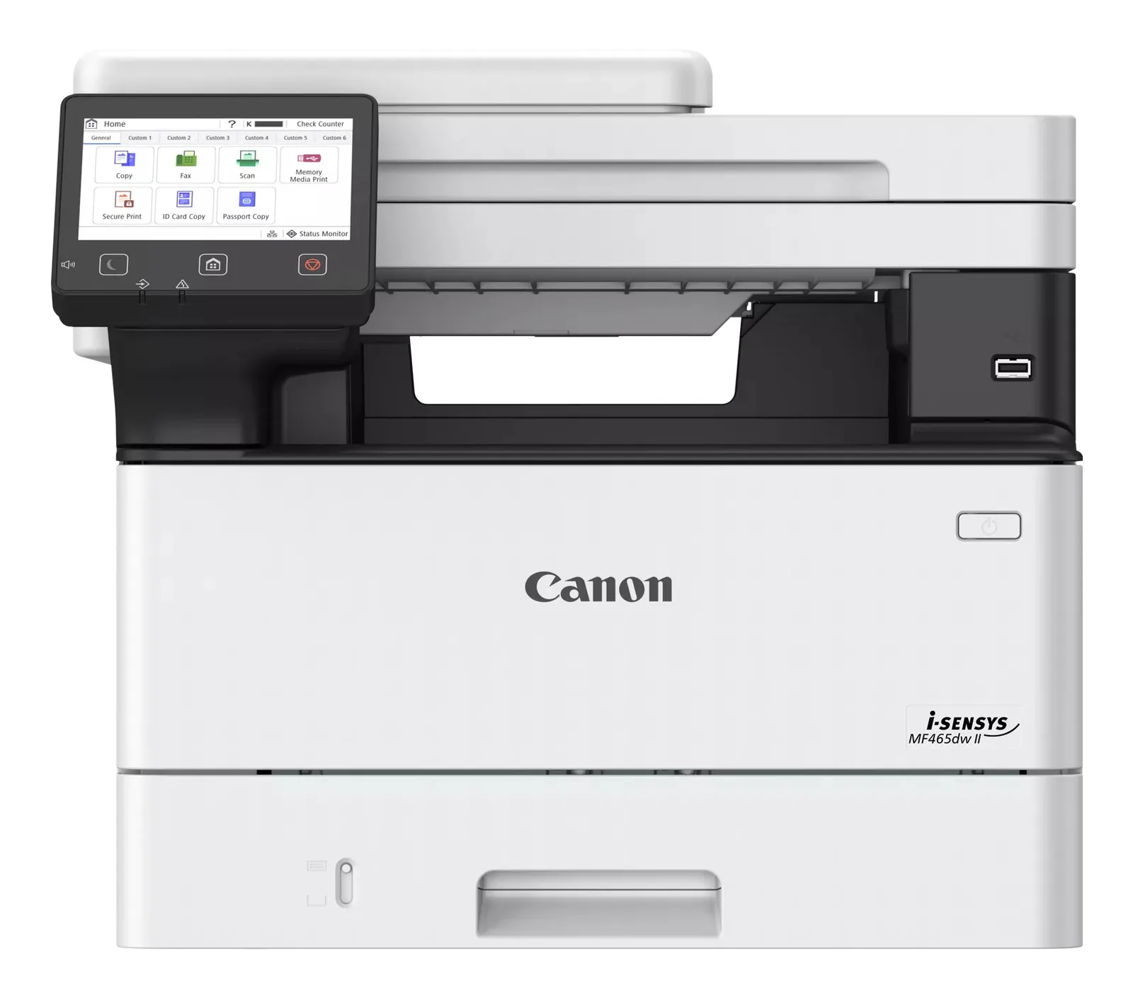 Canon i-SENSYS MF465dw II – dotykový displej, oboustranný podavač dokumentů, zásobník na 250 listů