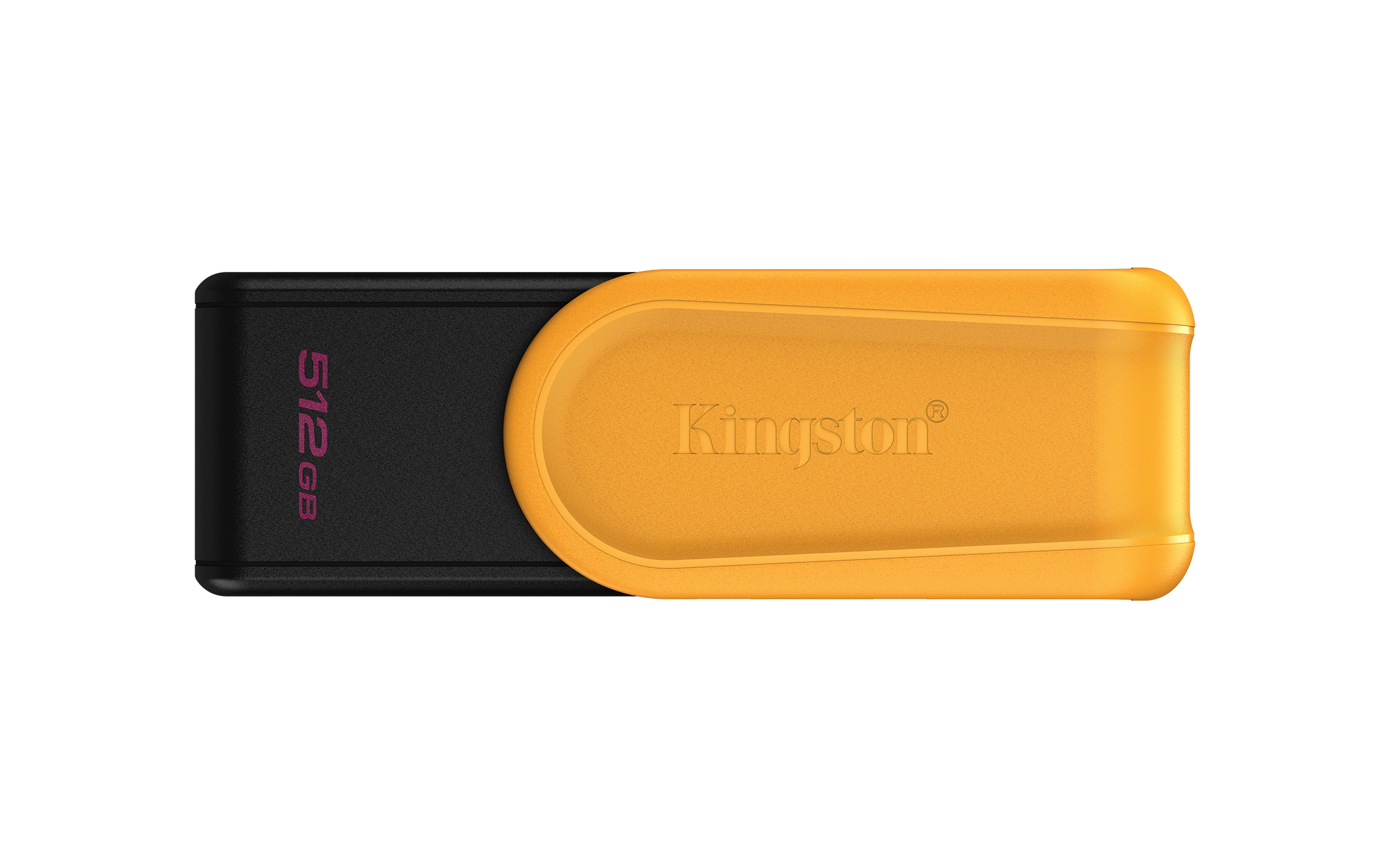 KINGSTON 512GB Portable USB 3.2 Gen 1 DataTraveler Exodia S (Black/Yellow)