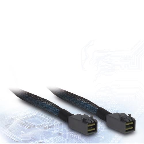 INTER-TECH kabel Mini-SAS HD (SFF-8643) na Mini-SAS HD, 1 m