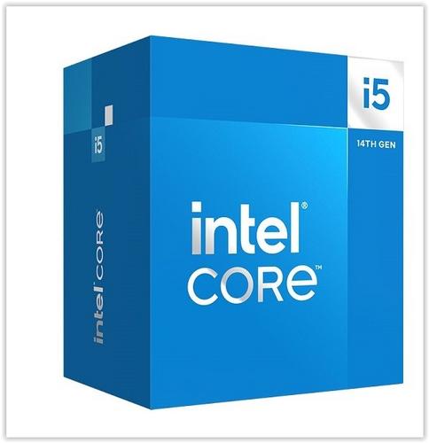 INTEL cpu CORE i5-14500 socket1700 Raptor Lake Refresh BOX 65W/154W 14.generace (od 2.6GHz do 5.0GHz, 14x jádro, 20x vlákno, 24MB cache, pro DDR4 do 3200, pro DDR5 do 4800) grafika, virtualizace