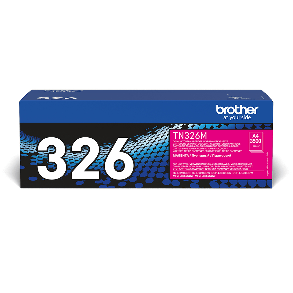 Brother - TN-326M, toner magenta (až 3 500 stran)