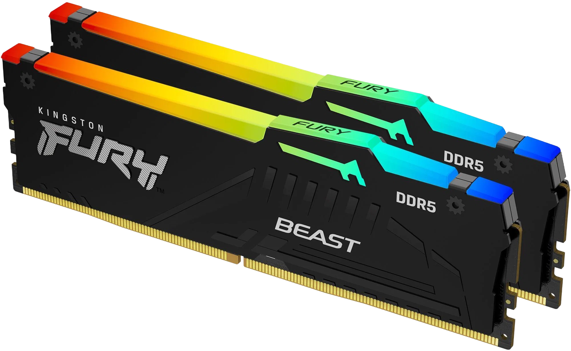 Kingston FURY Beast Black RGB 16GB Kit DDR5 5600MHz CL40
