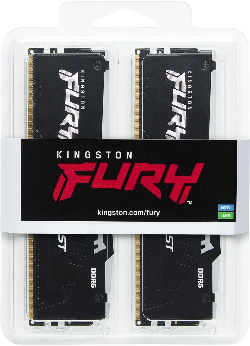 Kingston FURY Beast Black RGB 16GB Kit DDR5 5600MHz CL40