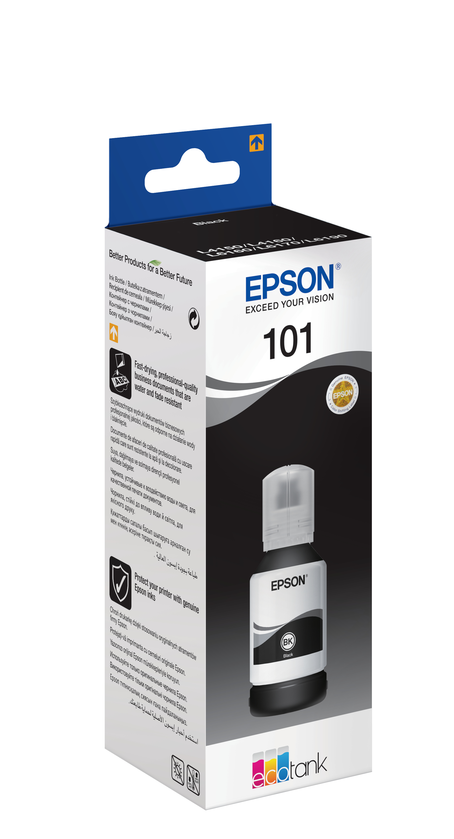 EPSON container T03V1 101 EcoTank Black ink (127ml - L41x0/L61x0)