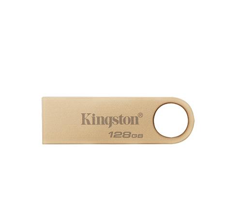 KINGSTON DataTraveler SE9 128GB zlatý kovový USB3.0 flash drive (pevný konektor)