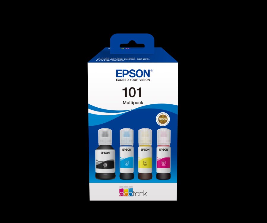 Epson 101 – černá, azurová, purpurová, žlutá