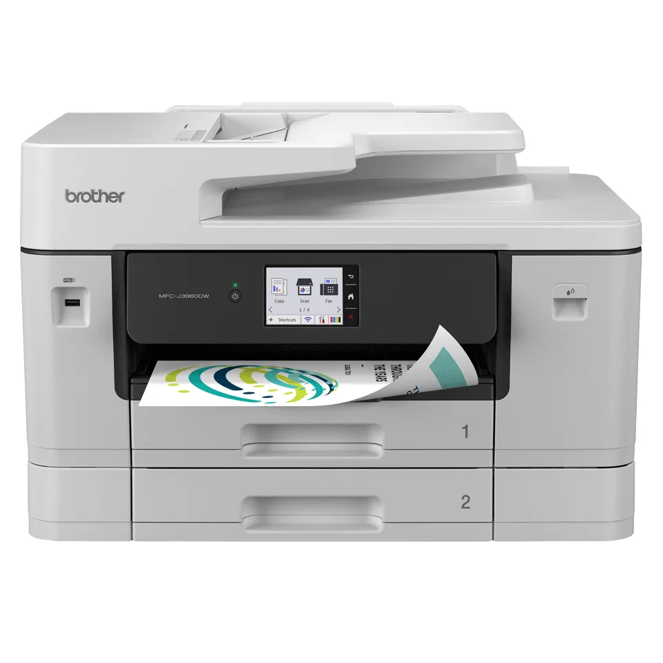 Brother MFC-J3960DW – dotykový displej 8,8 cm, dva zásobníky papíru a podavač dokumentů