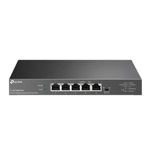 TP-LINK TL-SG105PP-M2 5portový 2.5G stolní switch se 4 porty PoE++