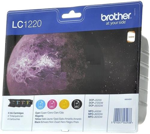 BROTHER LC-1220 originální náplň sada inkoustů + černá