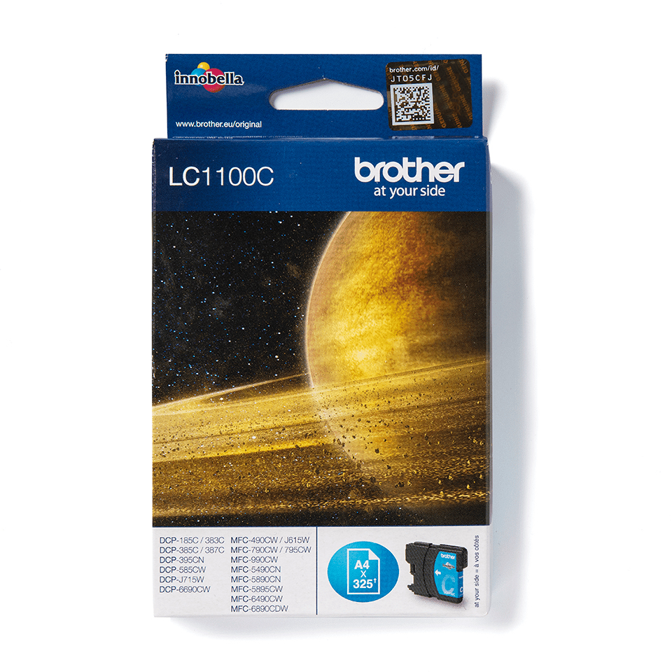 Brother LC-1100C (ink. azurový, 325 str. @ 5%)
