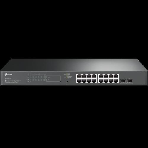 TP-LINK TL-SG2218P 18portový gigabitový inteligentní switch JetStream s 16 porty PoE+