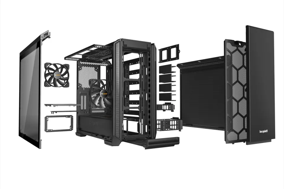 Be quiet! skříň SILENT BASE 601 Window / MidT / bez zdroje / 1x USB2.0 + 2x USB3.0 / průhledná bočnice / černá