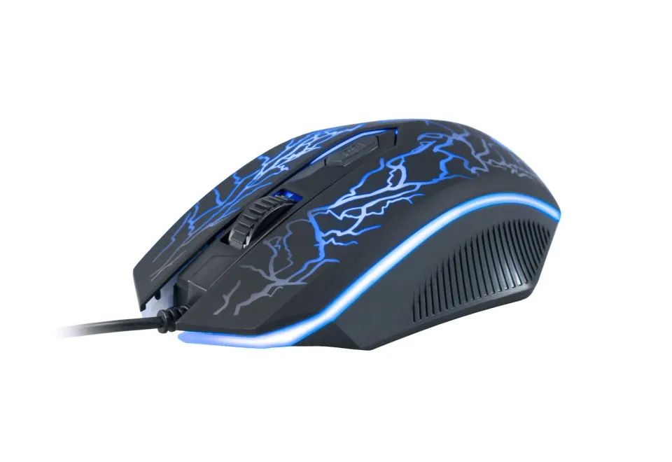 C-TECH Herní myš Tychon (GM-03P), casual gaming, herní, 7 barev podsvícení, 3200