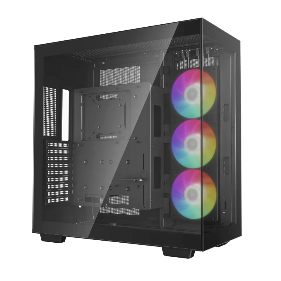 DEEPCOOL skříň CH780 / ATX / 420 mm fan ARGB / 4xUSB 3.0 / USB-C / prosklená / černá