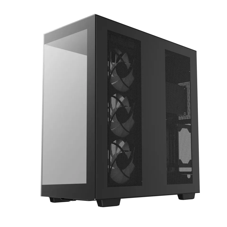 DEEPCOOL skříň CH780 / ATX / 420 mm fan ARGB / 4xUSB 3.0 / USB-C / prosklená / černá