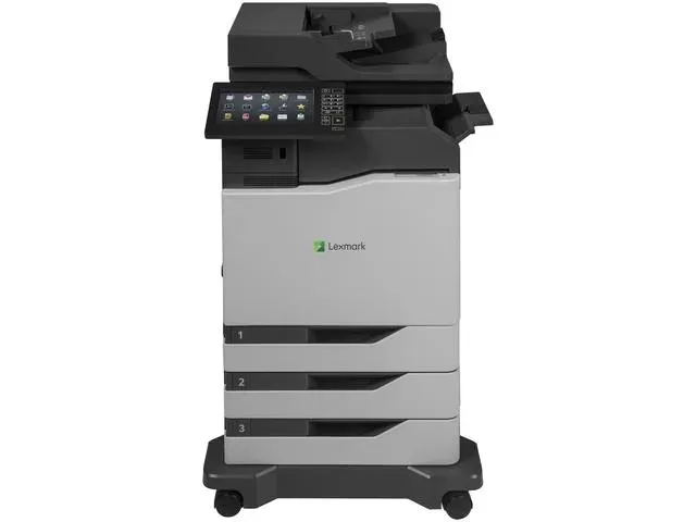 Lexmark CX825de color laser MFP, 52/52ppm, síť, duplex, dotykový LCD, DADF, fax,