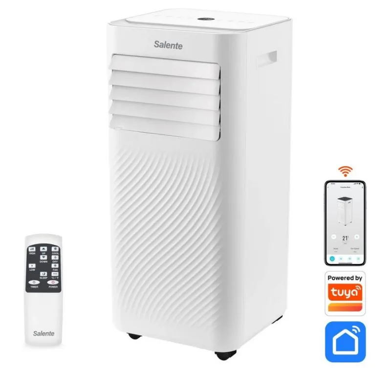 Salente SummerICE7, chytrá mobilní klimatizace, 7000 BTU, WiFi+Bluetooth, dálk.
