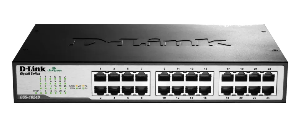 D-Link DGS-1024D 24-port 10/100/1000 Gigabit Desktop / Rackmount Switch
