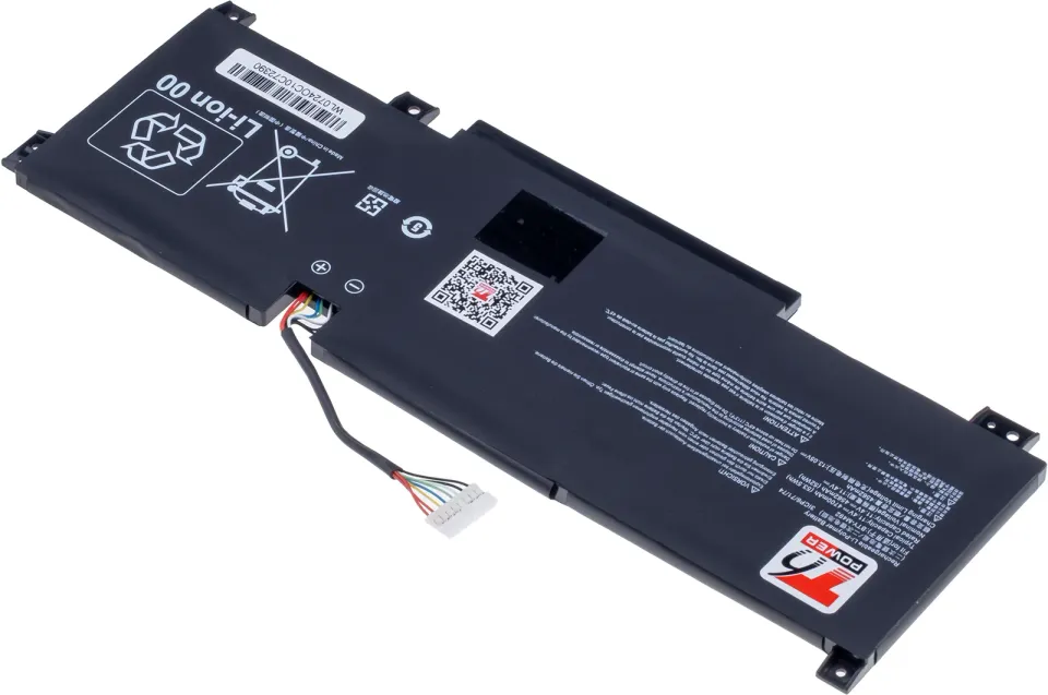 Baterie T6 Power pro MSI BTY-M492, 4700mAh, 53,5Wh, 3cell, Li-pol, white connector