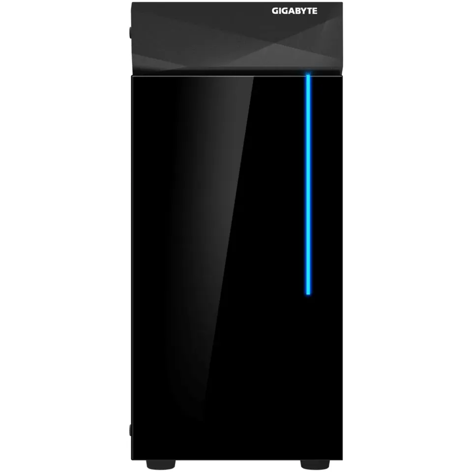 GIGABYTE skrín case GB-C200G, RGB Lighting, bez zdroje, transparentní bok, Mid t
