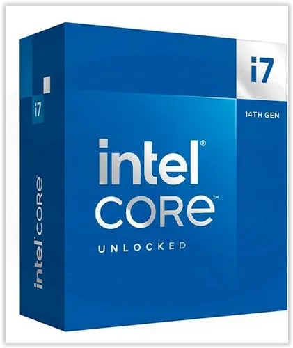 Intel Core i7-14700KF, Socket LGA1700, Raptor Lake, 20 jader/28 vláken, 5,6 GHz, bez chladiče