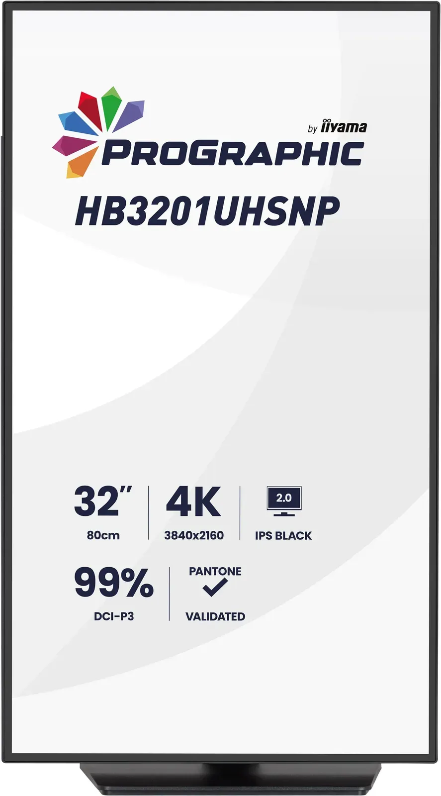 iiyama ProGraphic/HB3201UHSNP-B1/31,5"/IPS/4K UHD/60Hz/4ms/Černá/3R