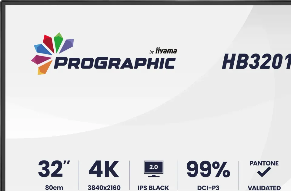 iiyama ProGraphic/HB3201UHSNP-B1/31,5"/IPS/4K UHD/60Hz/4ms/Černá/3R