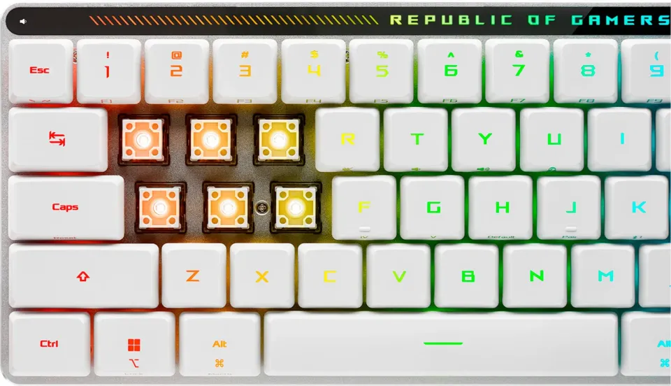 ASUS klávesnice ROG FALCHION RX Low profile (ROG NX Snow), US