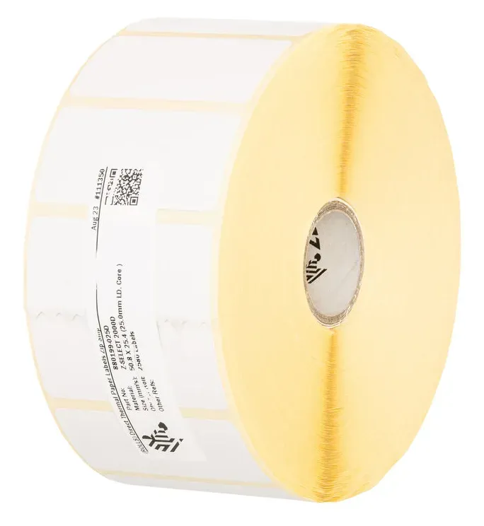 Zebra Label, Paper, 102x152mm; Direct Thermal, Z-Select 2000D, Coated, Permanent