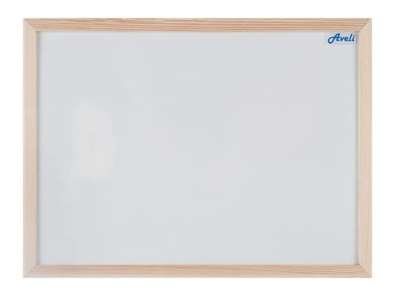 AVELI Magnetická tabule 90x60, dřevěný rám