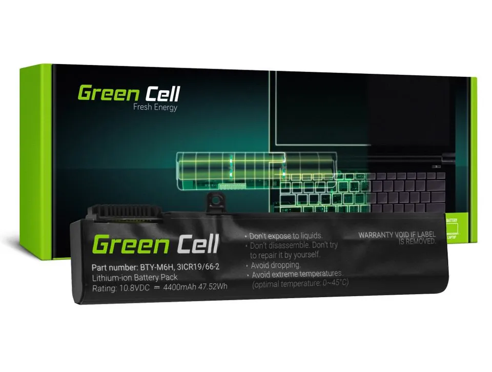 Green Cell Battery BTY-M6H for MSI GE62 GE63 GE72 GE73 GE75 GL62 GL63 GL73 GL65