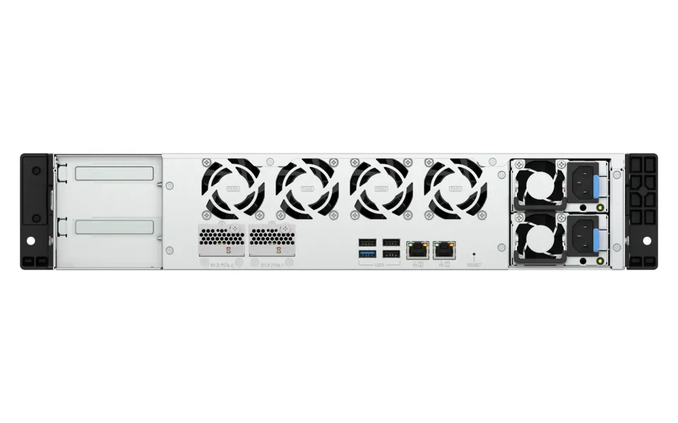 QNAP TS-h1065eU-RP-8G (Intel 4core, ZFS, 8GB DDR5 RAM, 8x SATA + 2x E1.S, 1x PCIe, 2x 2,5GbE)