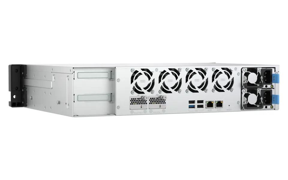 QNAP TS-h1065eU-RP-8G (Intel 4core, ZFS, 8GB DDR5 RAM, 8x SATA + 2x E1.S, 1x PCIe, 2x 2,5GbE)