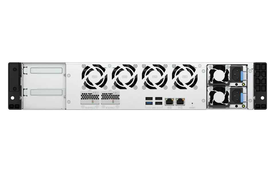 QNAP TS-h1065eU-RP-8G (Intel 4core, ZFS, 8GB DDR5 RAM, 8x SATA + 2x E1.S, 1x PCIe, 2x 2,5GbE)