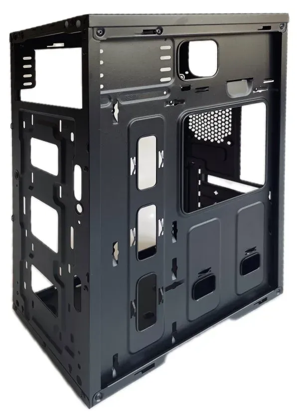 EUROCASE skříň ML N6-530B, ATX, 2x USB-A, 1x USB-C, 2x 120mm ARGB Fan, černá