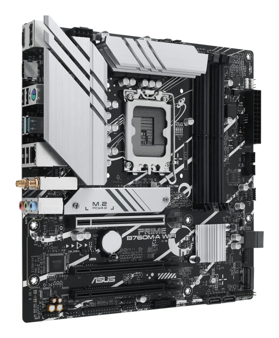 ASUS MB Sc LGA1700 PRIME B760M-A WIFI, Intel B760, 4xDDR5, 1xDP, 2xHDMI, mATX